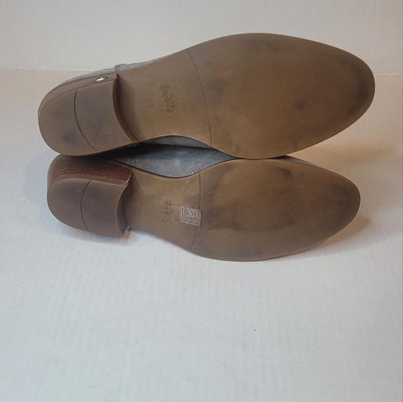 COACH DANI Ankle Gray Suede Boots. Size 7.5 - Picture 10 of 12